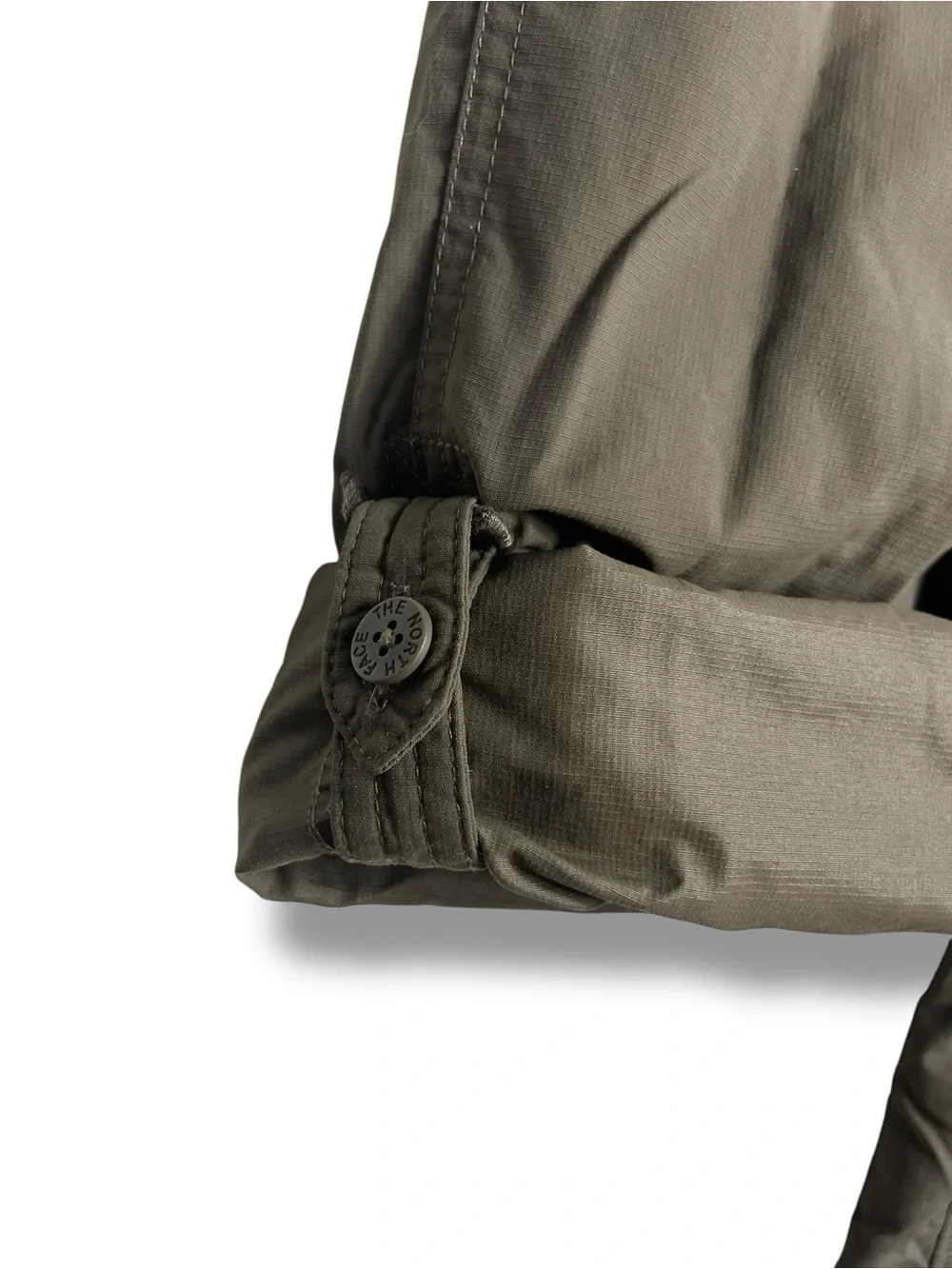 The North Face Pants Women Size 14 Convertible Khaki Hiking Gorpcore Nylon